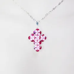 Pendant 45cm - Tanya-Silver Chain - Pendant 45cm - Laiton argenté